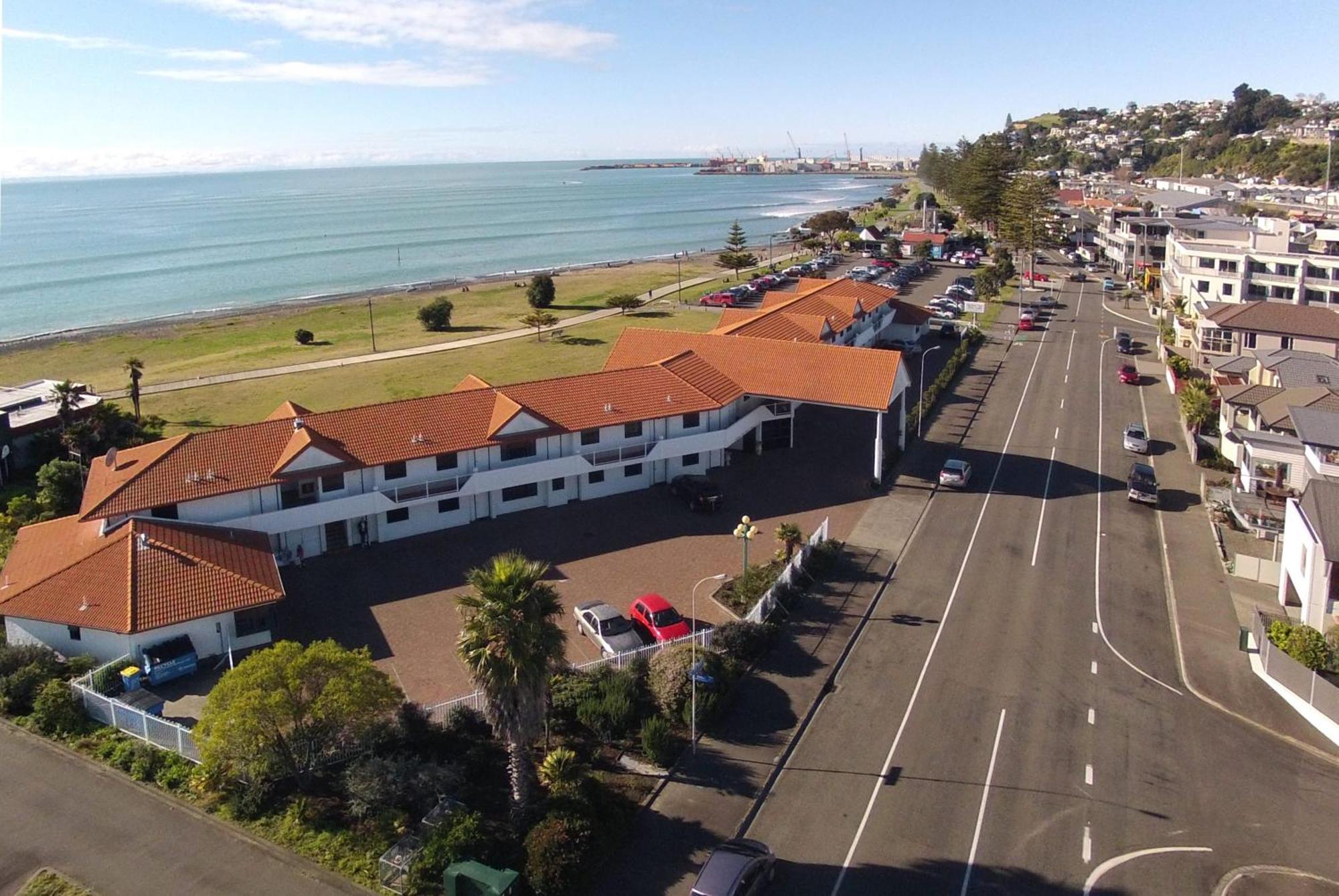 Harbour View Motel On Ahuriri Beach In Napier Nz With Sea View Suites Екстер'єр фото
